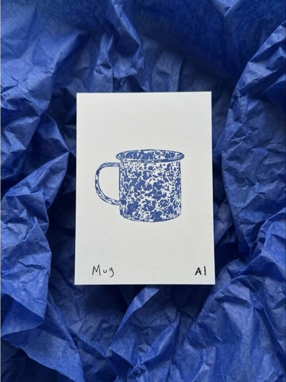 Ana Inciardi Blue Mug Print
